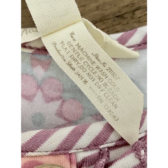 Matilda Jane Happy and Free Life Is A Beach Pink Green Floral Short Sleeve Top 2 - Picture 7 of 8